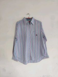 Tommy Hilfiger Striped Button-Up Shirt