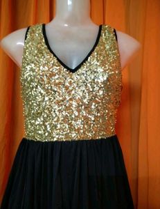Black And Golden Dress
