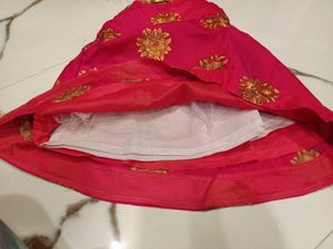 Festive Girls' Lehenga Choli Set