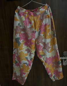 Floral Print Co-ord Set with Embellished Collar