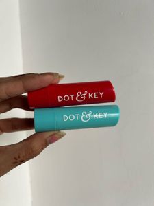 Dot & Key lipbalm clear+ strawberry Set
