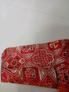 Vibrant Red Ethnic Blouse