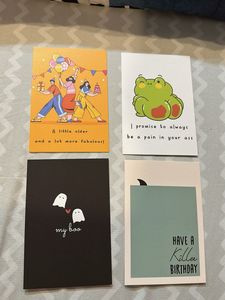 Factor Notes Funny Greeting Post Cards - Set of 4