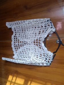 cream white  Crochet Bolero