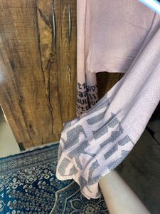 (FREE DELIVERY)Peach woolen scarf