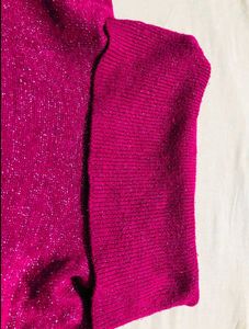 ✨💖GLITTER GRAPHICS WOOLEN SWEATER FOR WOMEN