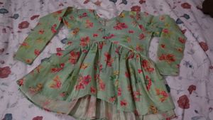 Floral Print Girls Top