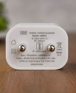20W Travel Power Adapter Type C | FREE DELIVERY