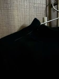 Classic Black Mock Neck Top size M