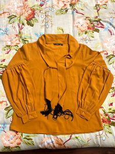 Stylish Mustard Yellow Blouse