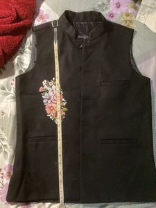 🌸 Floral Print Nehru Vest Coat | unused