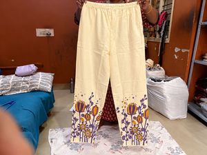 Cream Floral Print Kurta