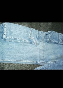 🚨saleBershka Denim Blue Cargo Jeans