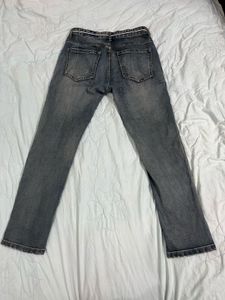 Men's Washed Denim Jeans