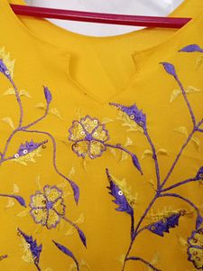 Salwar With Churidar Pant 💛