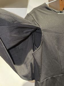 Elegant Noir Statement Dress