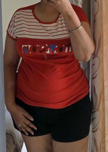 Vibrant Orange Women's Top