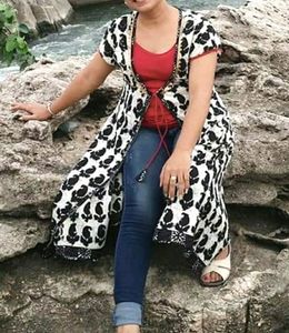 Boho Floral Long Shrug for Women