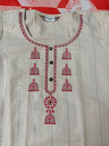 Elegant Embroidered Kurta
