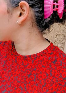 Small silver hoops