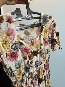 Floral Print Midi Dress