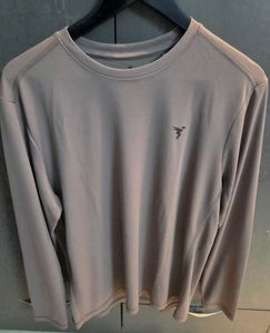 Men's Solid Slim fit Round Neck Gym T-shirt