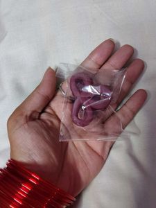 Unique Purple Hair Clip