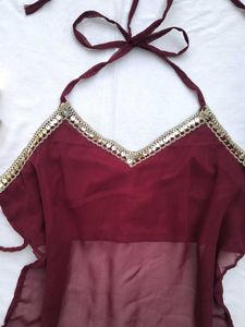 Y2k Chatpati backless halter top 💅🏻