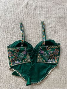 Navratri Peacock Blouse