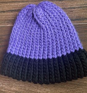 Purple Knit Beanie
