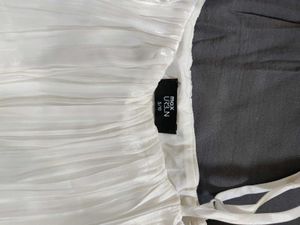 White Puff Sleeve Top
