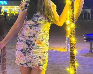 Floral Ruched Bodycon Dress