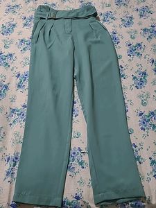 Trouser- Sea Green Color