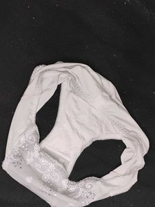 Women's White Lace Briefs