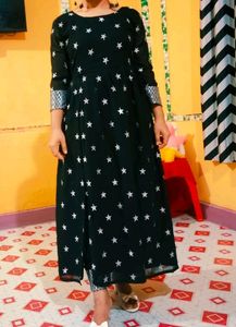 black  gown with pant 🖤🖤