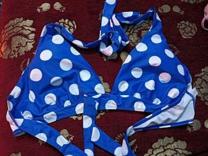 Blue Polka Dot 🤎 Top