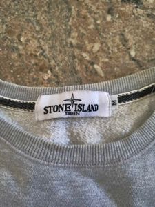 Stone Island Reflective Logo Sweatshirt