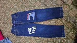 Cute Dinosaur Jeans for Kids