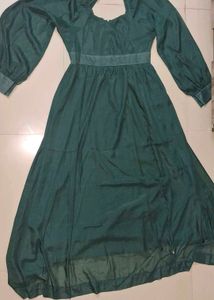 Elegant Green Maxi Dress