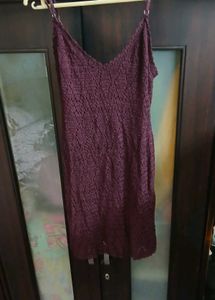 Lace Bodycon Dress - M/L Size