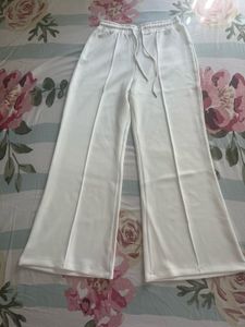 White Flared Lounge Pants
