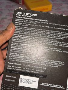 wild stone body perfume (360ml,pack of 3)