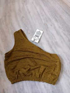 Stylish One-Shoulder top with skirt