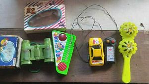 Vintage Toy Lot - Car, Binoculars &amp; More!