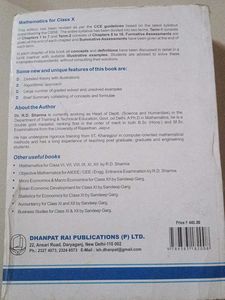 R.D. Sharma Mathematics Book for Class X