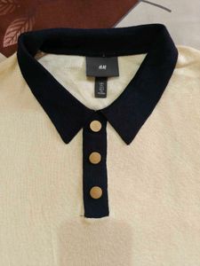 Men's Cream Polo Shirt