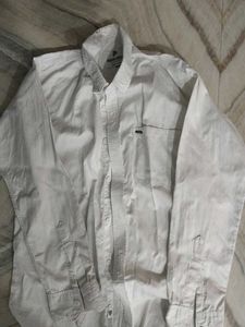 Classic White Button-Down Shirt