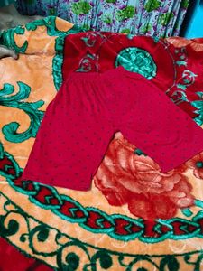 Cotton T-shirt And Short Set
