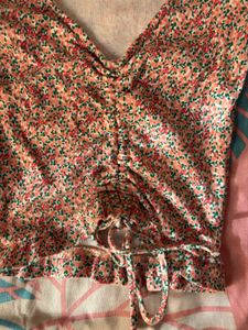 Floral Print crop top from zudio Y2K