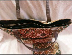 Boho Sabyasachi  Chic Tote Bag & Wallet Set